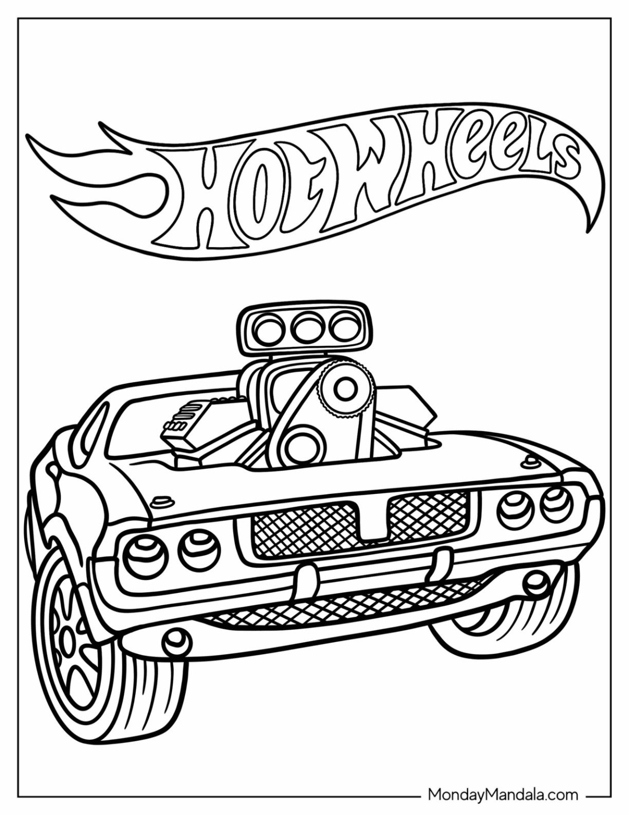 26 Hot Wheels Coloring Pages Free PDF Printables  26 Hot Wheels Coloring Pages Free PDF Printables