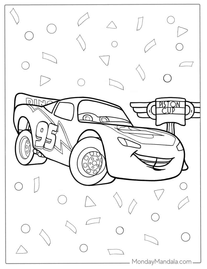 26 Lighting McQueen Coloring Pages Free PDF Printables  26 Lighting McQueen Coloring Pages Free PDF Printables