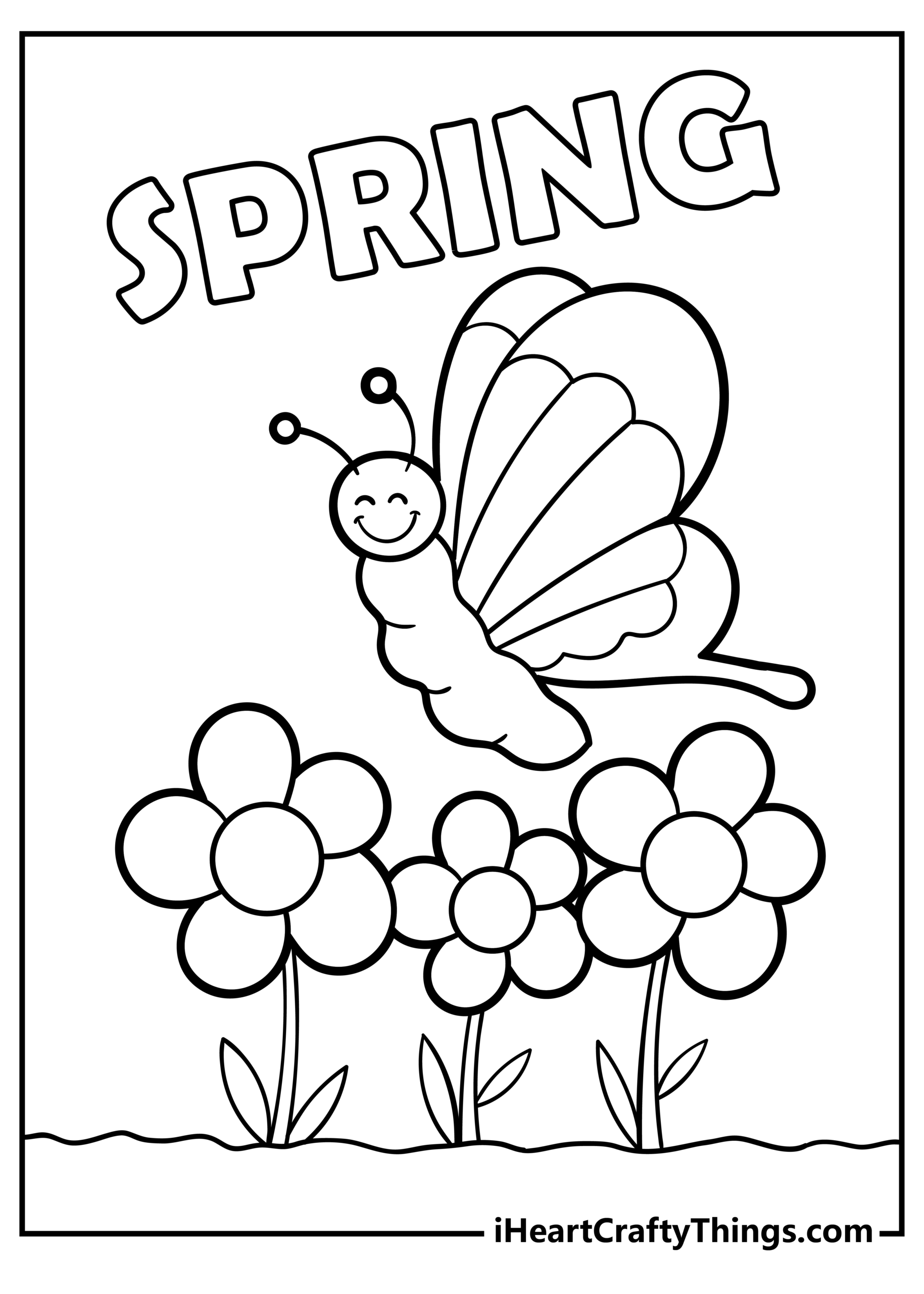 free spring coloring pages free spring coloring pages