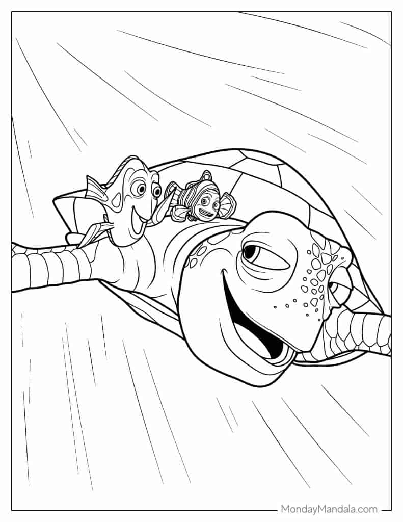 28 Finding Nemo Coloring Pages Free PDF Printables 28 Finding Nemo Coloring Pages Free PDF Printables