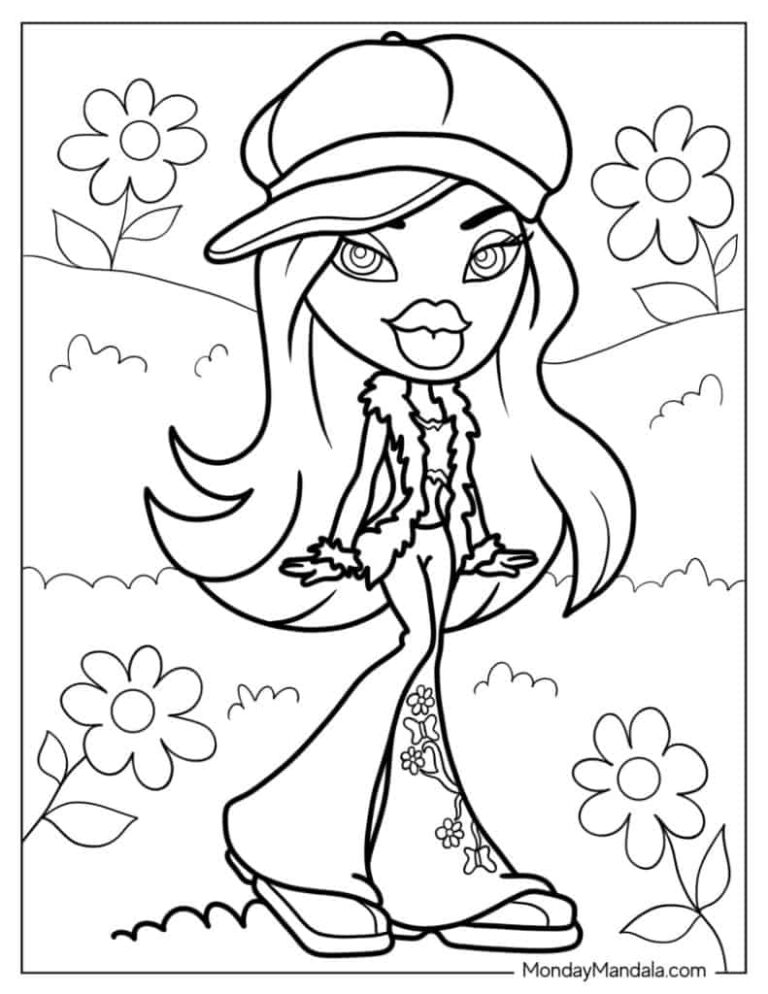 29 Bratz Coloring Pages Free PDF Printables 