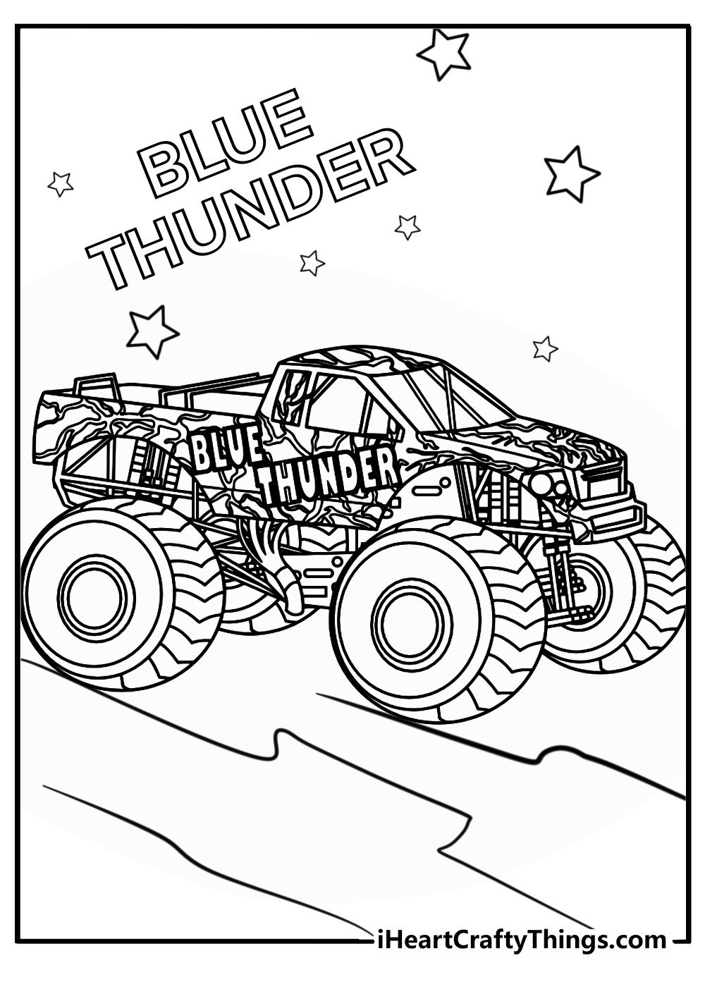 29 New Monster Jam Coloring Pages 100 Free To Print 