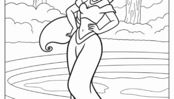 30 Aladdin Jasmine Coloring Pages Free PDF Printables 