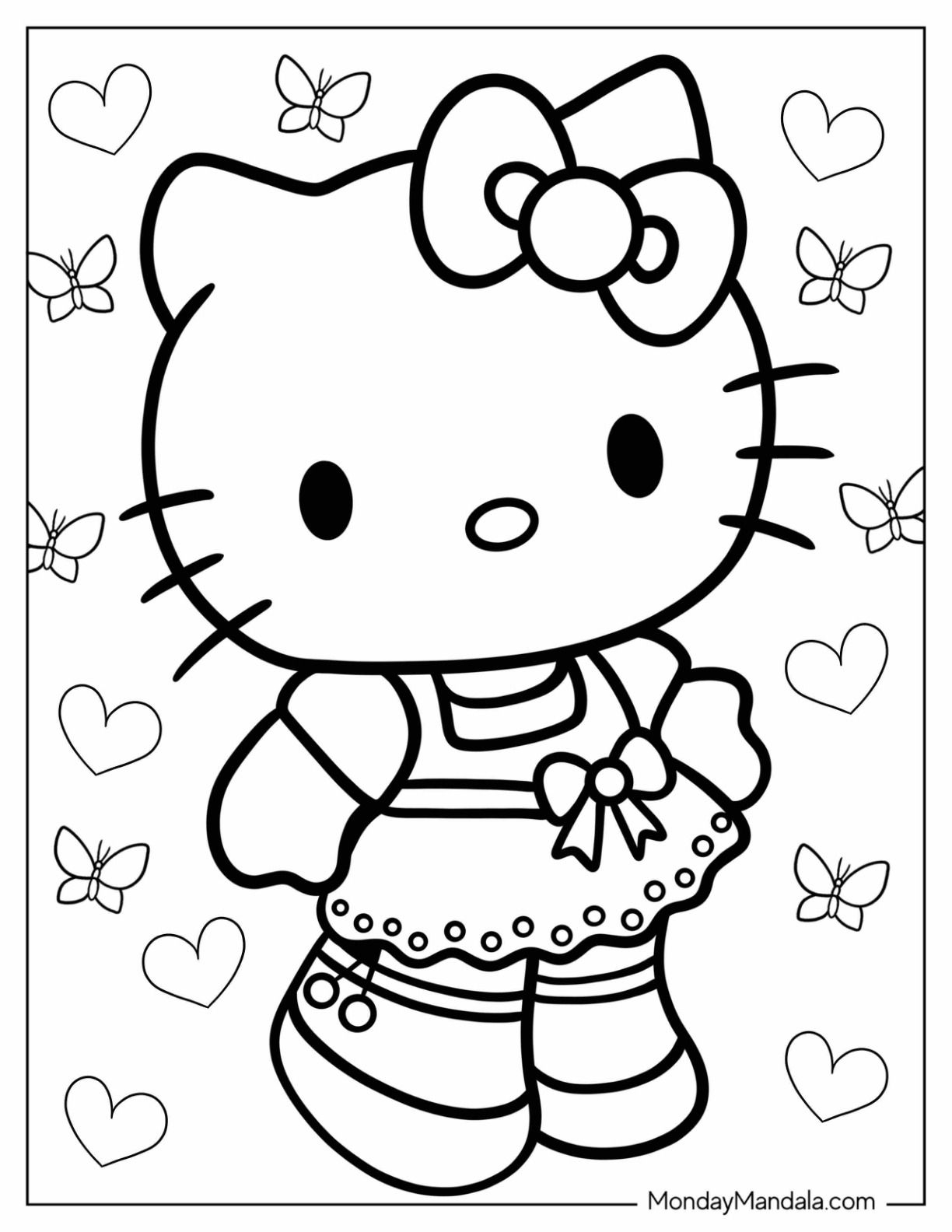30 Cartoon Coloring Pages Free PDF Printables  30 Cartoon Coloring Pages Free PDF Printables