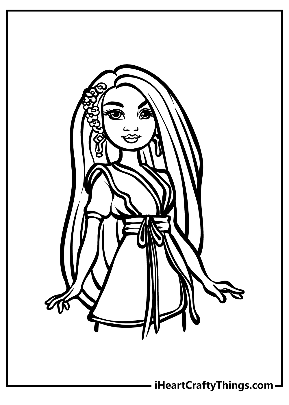 descendants coloring pages