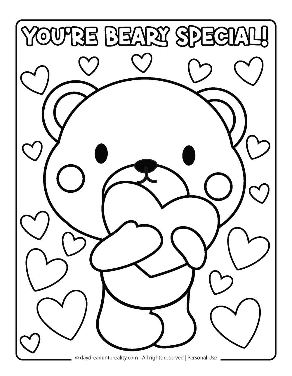 30 Free Valentine s Day Coloring Pages PDF Daydream Into Reality