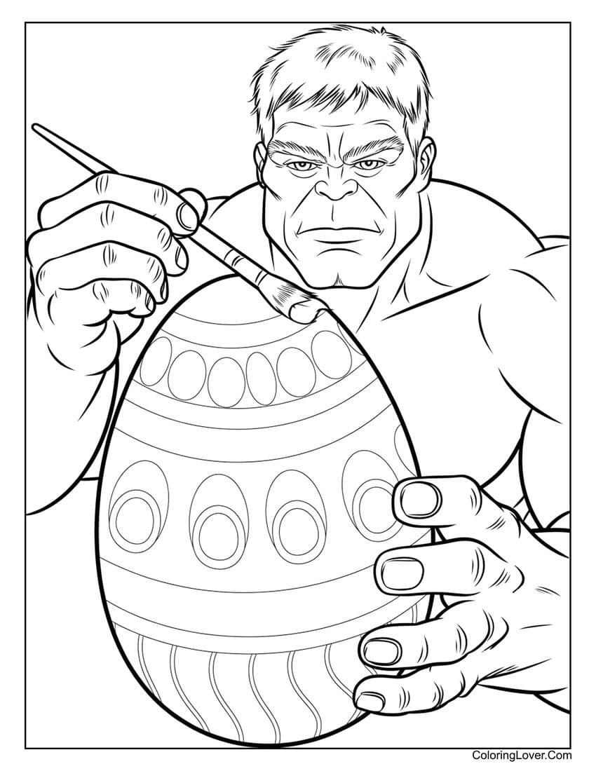 hulk coloring pages