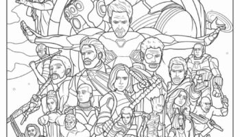 30 Marvel Avengers Coloring Pages Free PDF Printables