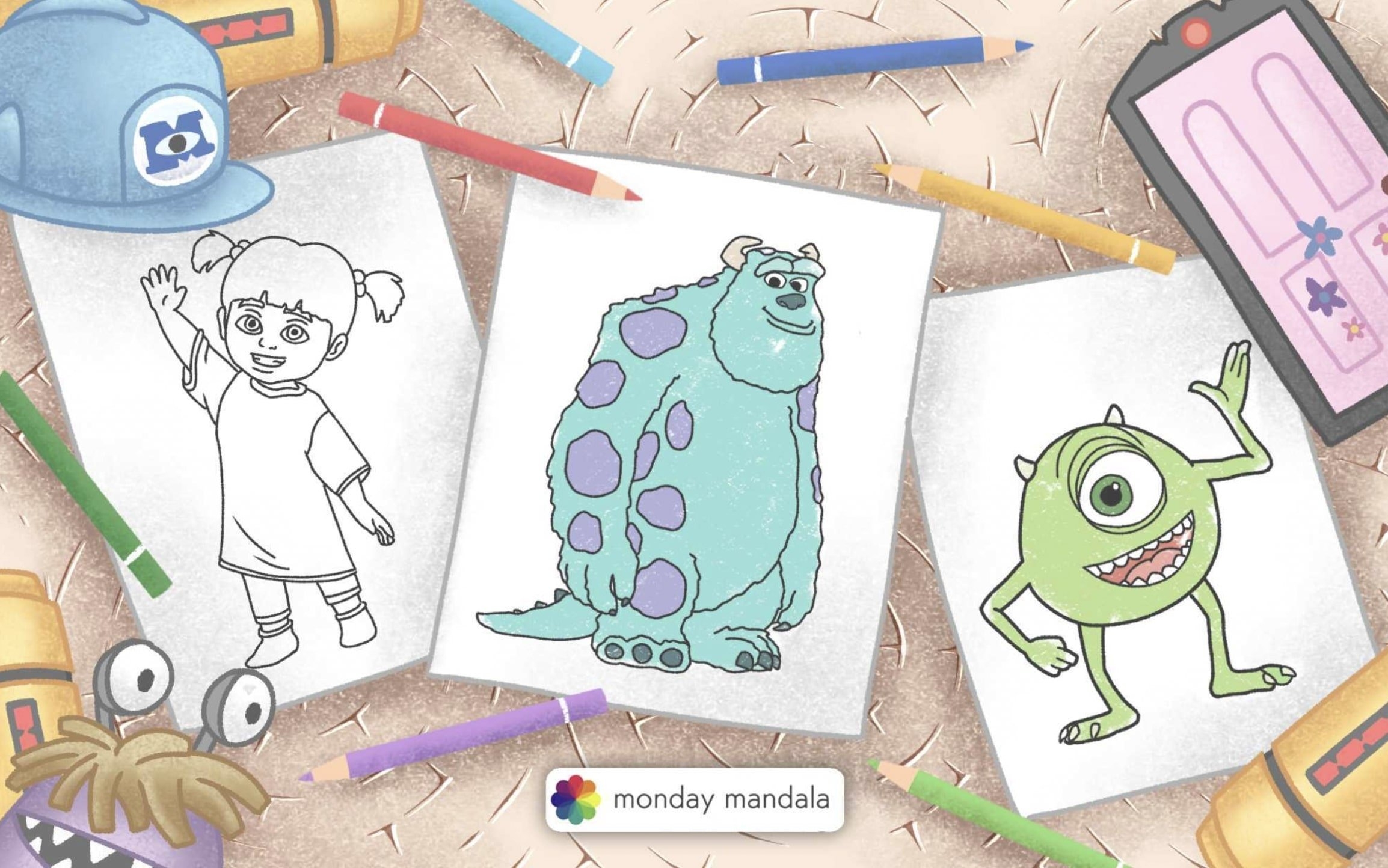 30 Monsters Inc Coloring Pages Free PDF Printables 