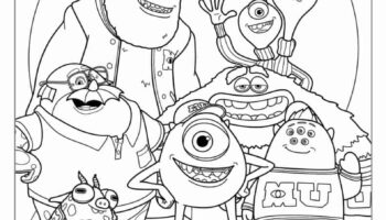 30 Monsters Inc Coloring Pages Free PDF Printables 