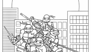 30 Ninja Turtles Coloring Pages Free PDF Printables 