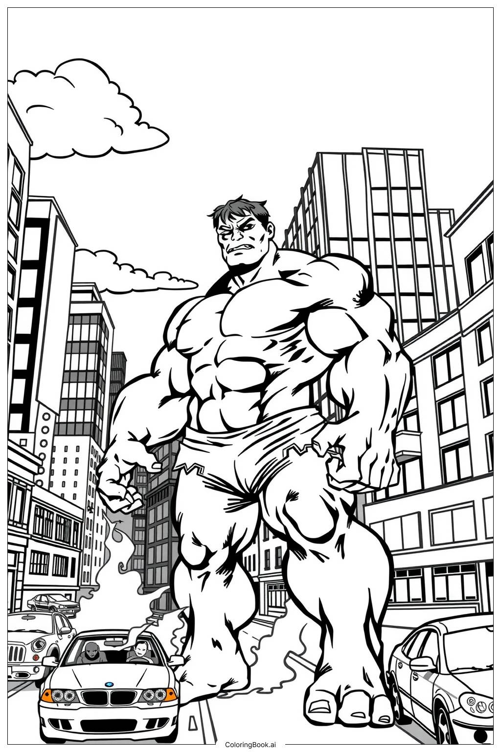 32 Hulk Coloring Pages Free PDF PNG Printables 