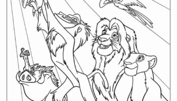 32 Lion King Coloring Pages Free PDF Printables 
