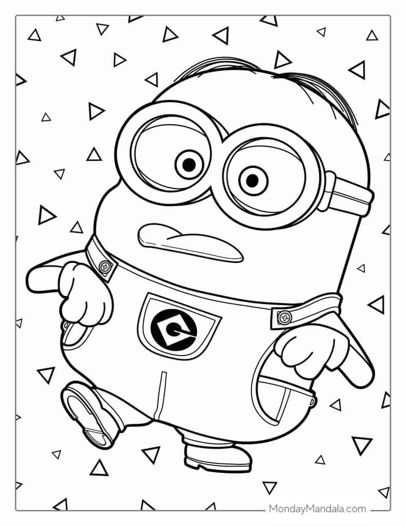 32 Minion Coloring Pages Free PDF Printables  32 Minion Coloring Pages Free PDF Printables