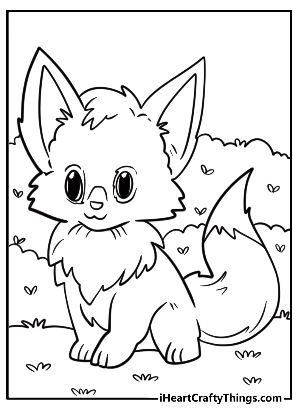 fox coloring pages