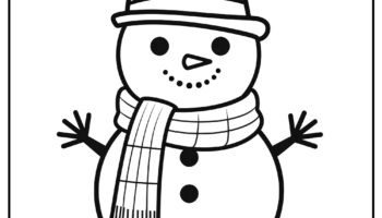 35 Snowman Coloring Pages Printable Free PDF For All Kids