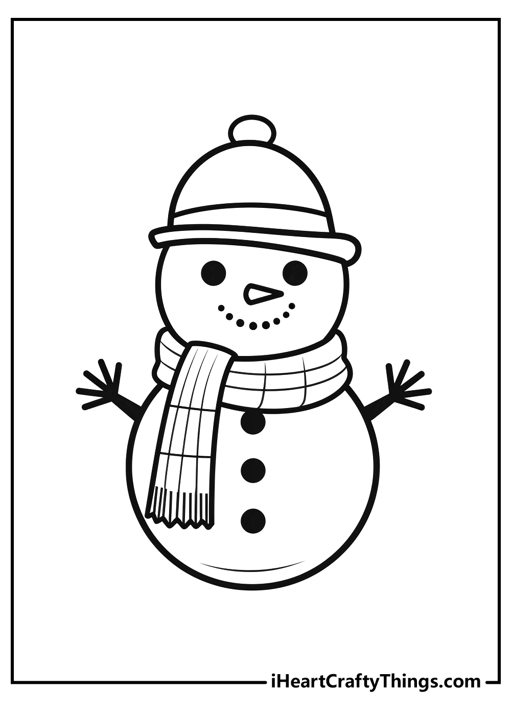 35 Snowman Coloring Pages Printable Free PDF For All Kids  35 Snowman Coloring Pages Printable Free PDF For All Kids