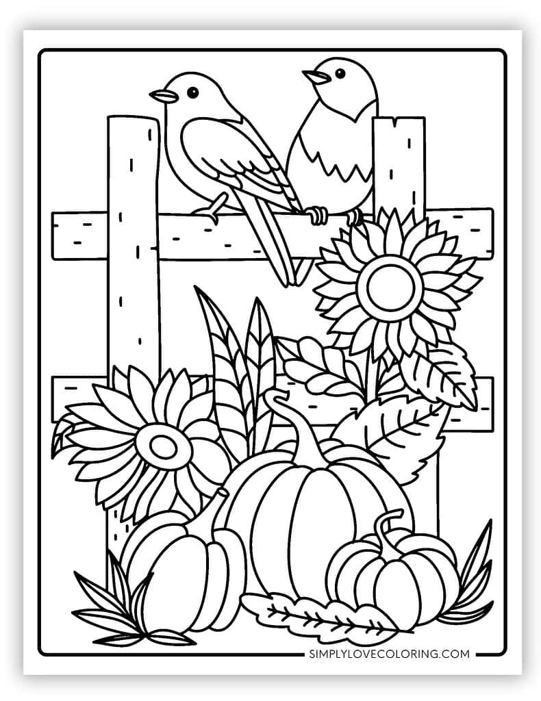fall color pages