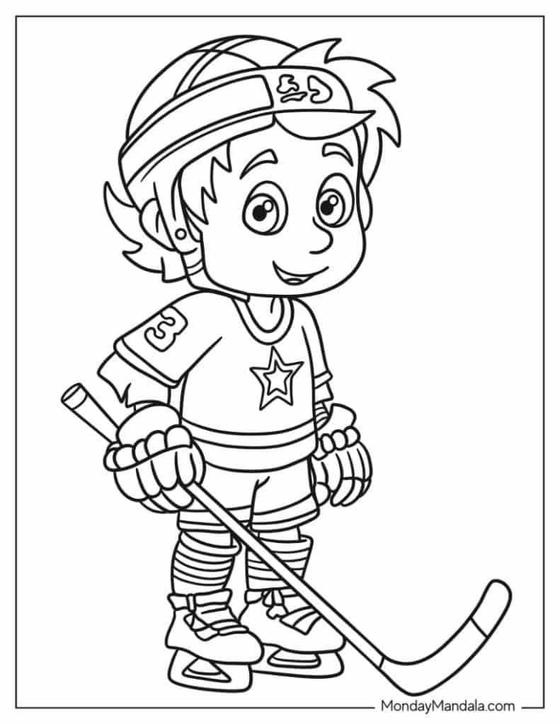 36 Hockey NHL Coloring Pages Free PDF Printables  36 Hockey NHL Coloring Pages Free PDF Printables