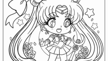 36 Sailor Moon Coloring Pages Free PDF Printables 