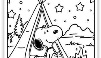 36 Snoopy Coloring Pages Free PDF Printables Simply Love Coloring