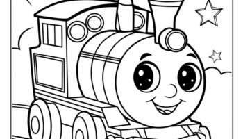 36 Train Coloring Pages Smooth Draw