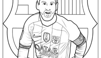 38 Lionel Messi Coloring Pages Free PDF Printables 