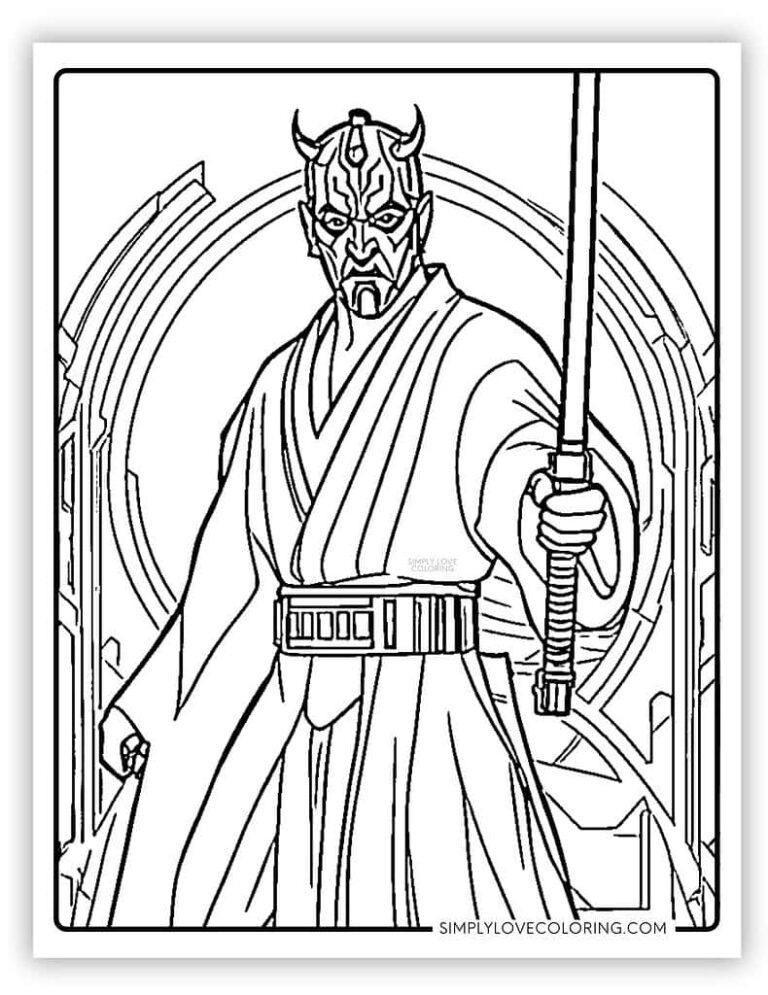 38 Stars Wars Coloring Pages Free PDF Printables Simply Love Coloring