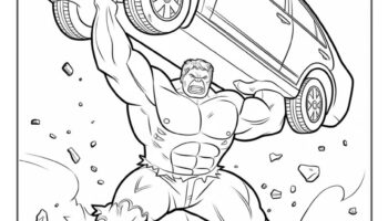 39 Hulk Coloring Pages Free Printables 