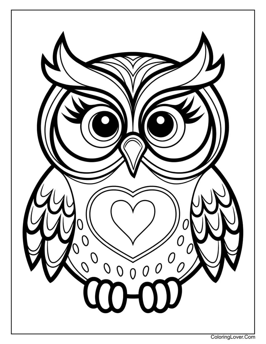 Owl Coloring Pages Free Coloring Pages To Print