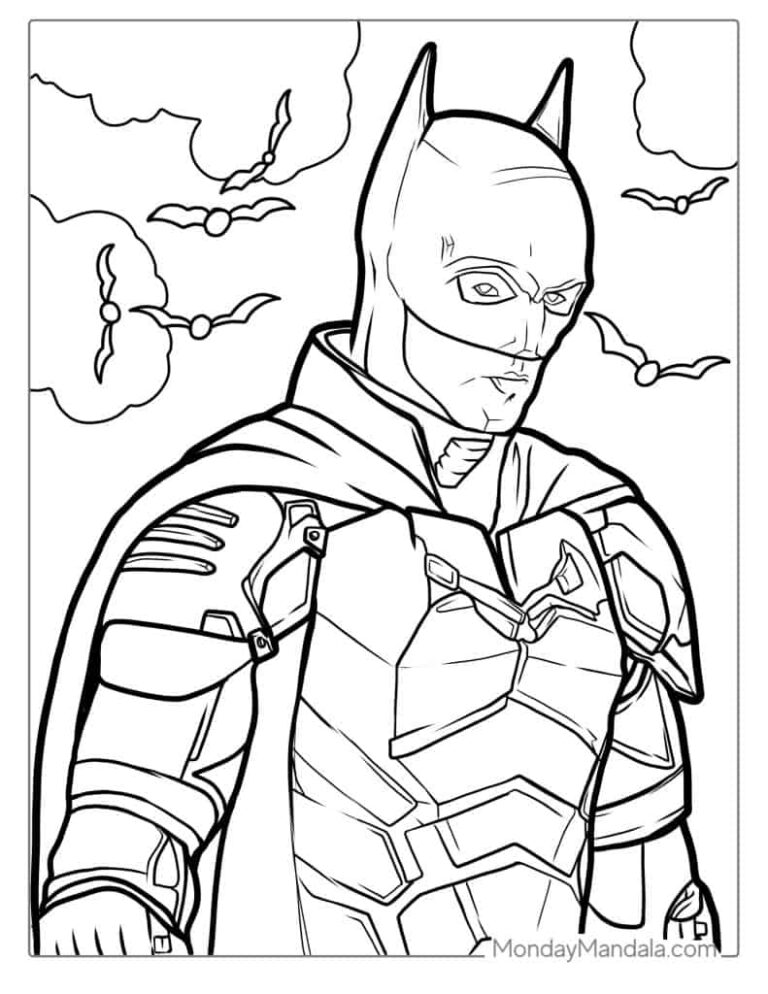40 Batman Coloring Pages Free PDF Printables