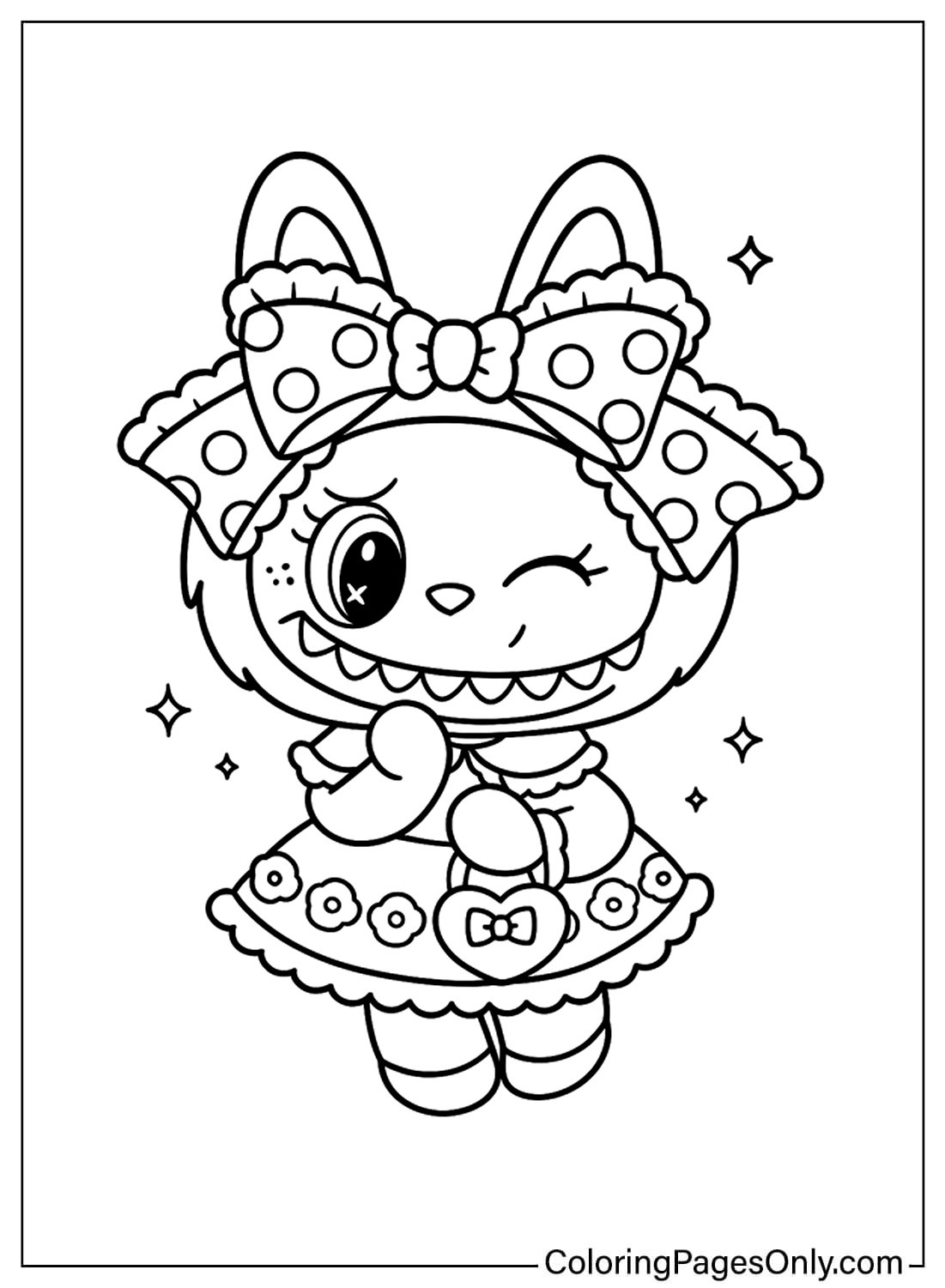 40 Labubu Coloring Pages Free Printable PDF Online Coloring