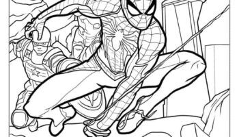 40 Spider Man Coloring Pages Free PDF Printables 