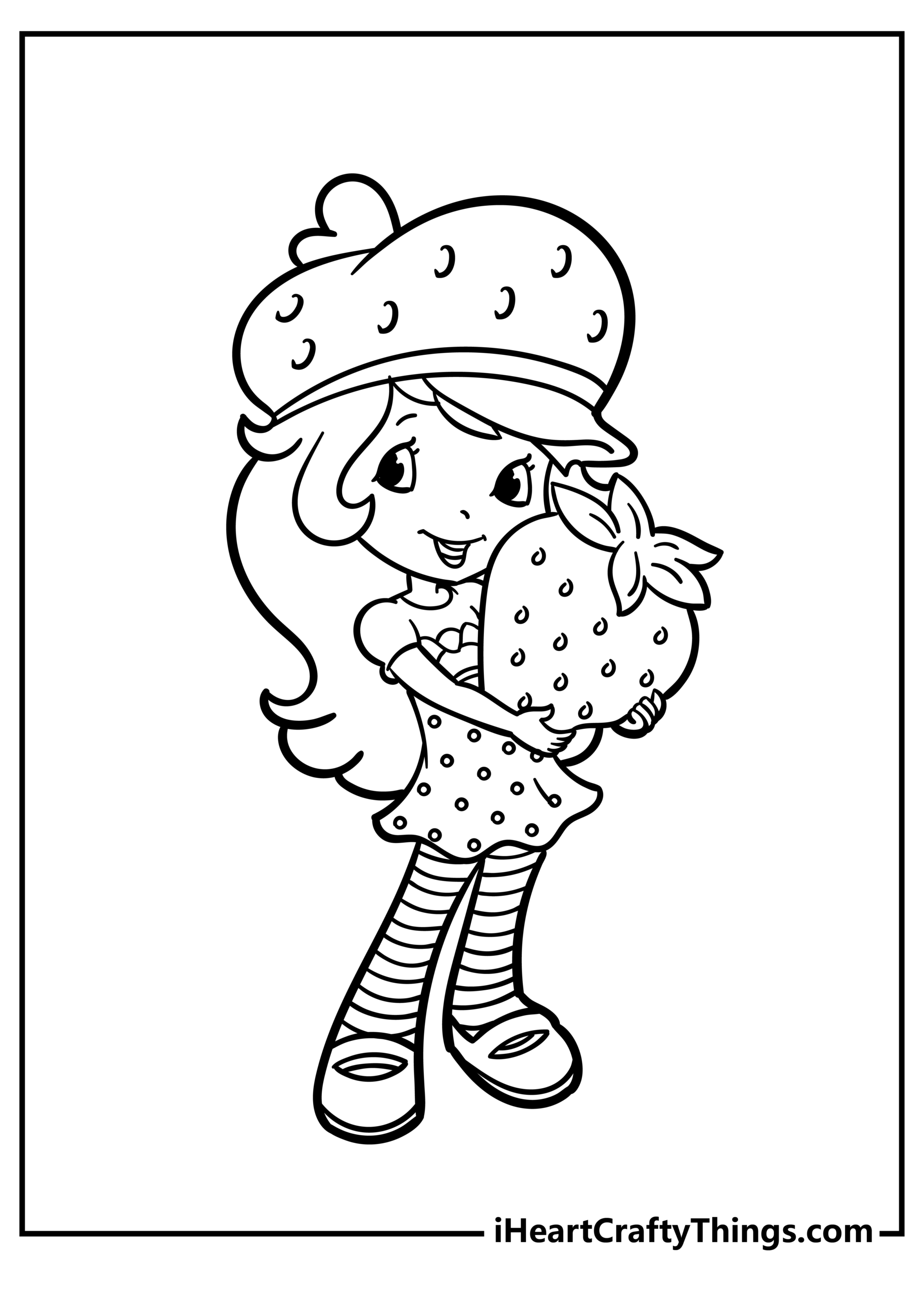 40 Strawberry Shortcake Coloring Pages 100 Free Printables 