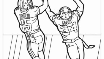 42 Football Coloring Pages Free PDF Printables 