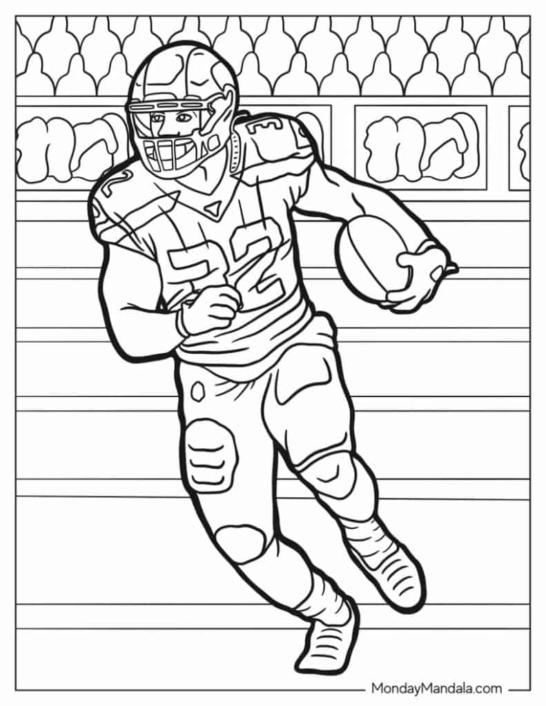 42 Football Coloring Pages Free PDF Printables 