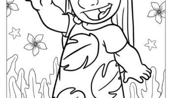 42 Lilo Stitch Coloring Pages Free PDF Printables