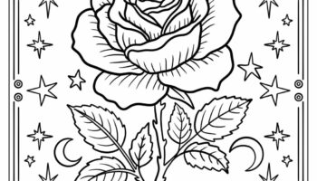 42 Rose Coloring Pages Free PDF Printables 