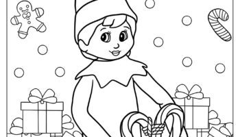 44 Elf On The Shelf Coloring Pages Free PDF Printables 