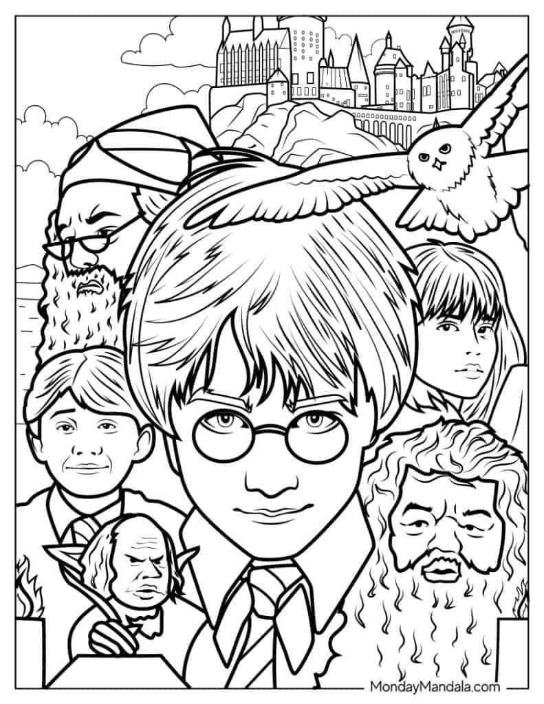 44 Harry Potter Coloring Pages Free PDF Printables 44 Harry Potter Coloring Pages Free PDF Printables