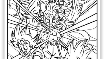 45 Dragon Ball Z Coloring Pages Free PDF Printables Simply Love Coloring
