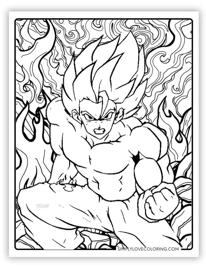 dragon ball coloring pages dragon ball coloring pages