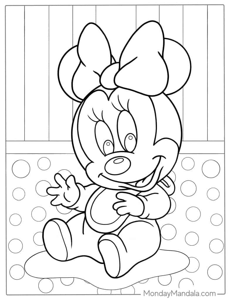 47 Minnie Mouse Coloring Pages Free PDF Printables  47 Minnie Mouse Coloring Pages Free PDF Printables