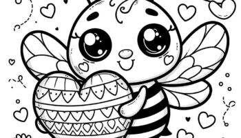 5 Valentines Day Coloring Pages 5 Cute Love Coloring Pages Cute Kids Valentines Day Coloring Etsy
