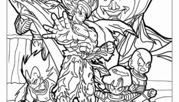 50 Dragon Ball Z Coloring Pages Free PDF Printables 