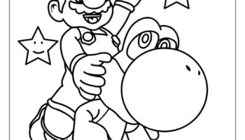 50 Mario Coloring Pages Free PDF Printables 