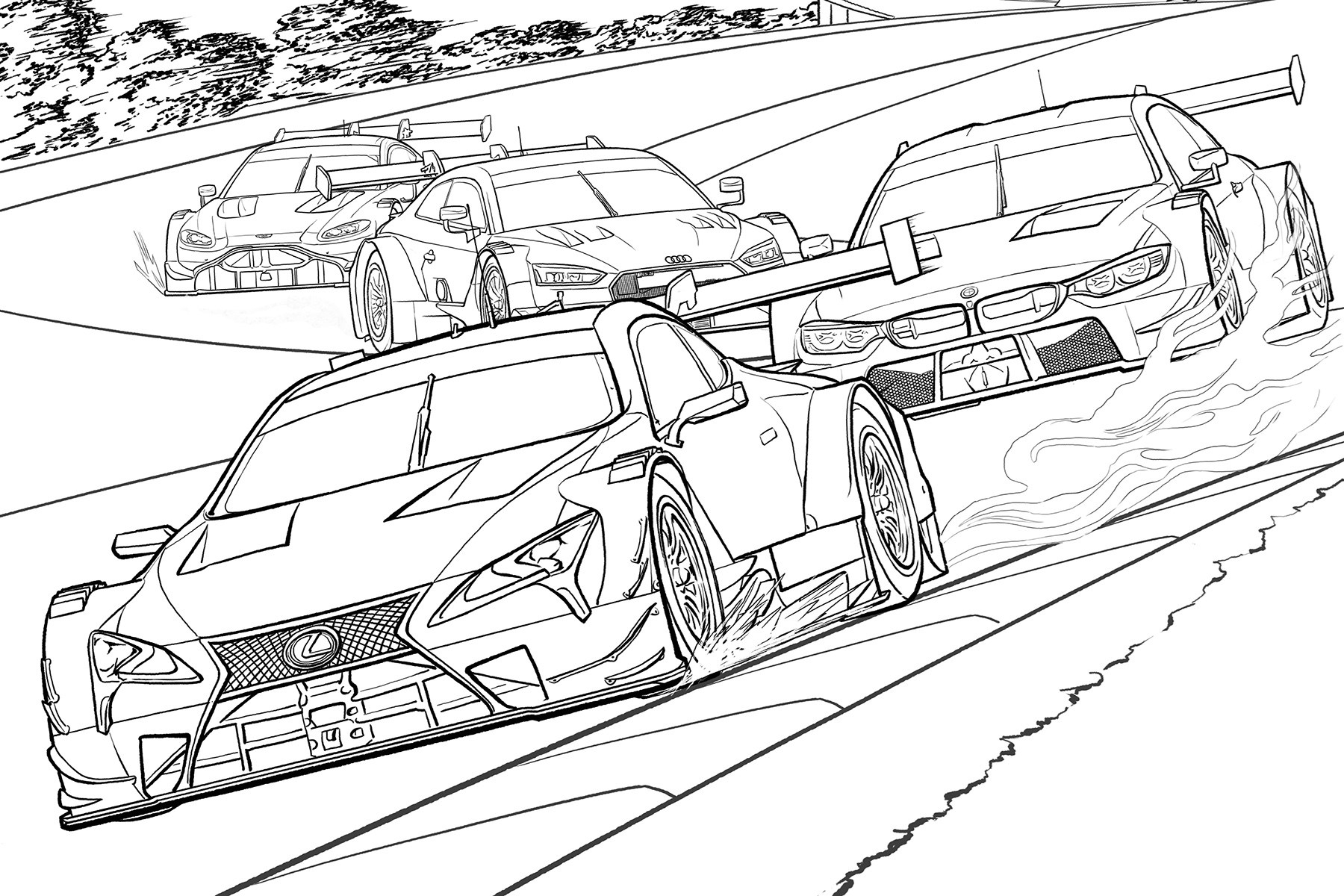 50 Shades Of Cray on The Best Car Colouring Pages For Kids