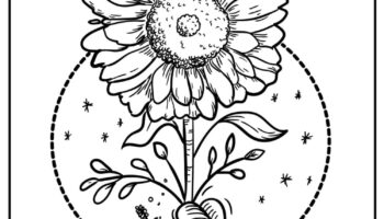 52 Flower Coloring Pages Easy Free Printable PDFs For Kids 