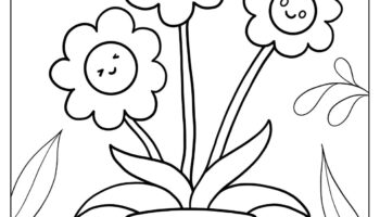 53 Flower Coloring Pages Free PDF Printables 