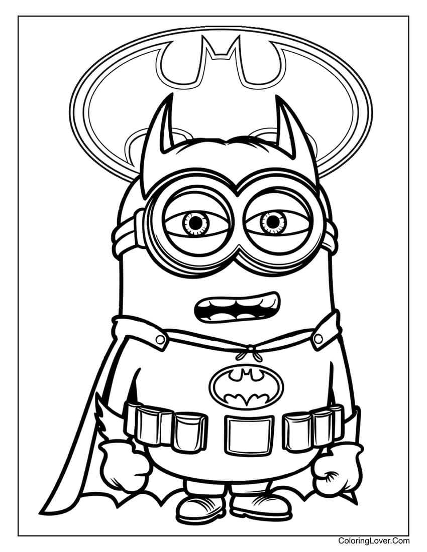 minion coloring pages